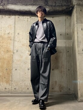 「Wrangler（ラングラー）のアイテム（その他アウター）」を使った、STORE   東京ベイ　本田翼さん（メンズ・178cm）の秋コーディネート