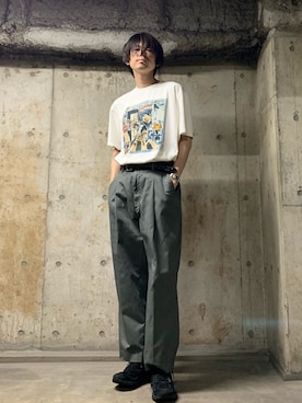 「Beatles」｜STORE   東京ベイ　本田翼さん（メンズ・178cm）の夏コーディネート