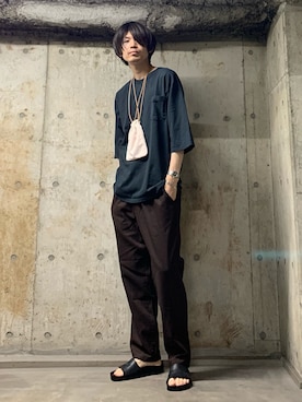 「Goodwear(Since1983)（グッドウェア）のアイテム」を使った、STORE   東京ベイ　本田翼さん（メンズ・178cm）の夏コーディネート