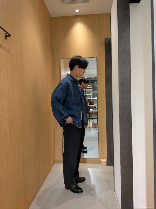 セール】LIFE STYLE TAILOR TRABESTストライプ2タックパンツ（スーツ