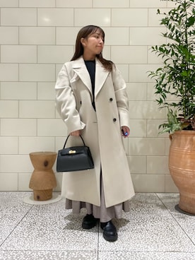 「アイテム（トップス）」を使った、Hitomiさん（レディース・145cm）の冬コーディネート