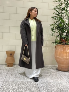 「アイテム（スカート）」を使った、Hitomiさん（レディース・145cm）の秋コーディネート