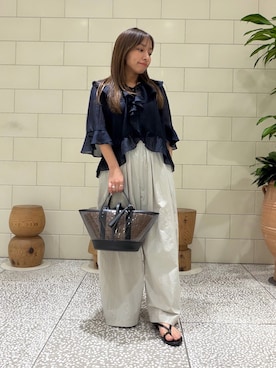 「MOHI（モヒ）のアイテム」を使った、Hitomiさん（レディース・145cm）の春コーディネート