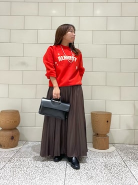 「アイテム（トップス）」を使った、Hitomiさん（レディース・145cm）の秋コーディネート