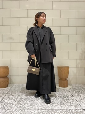 「アイテム（ワンピース/ドレス）」を使った、Hitomiさん（レディース・145cm）の秋コーディネート