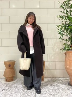 「アイテム（その他アウター）」を使った、Hitomiさん（レディース・145cm）の冬コーディネート