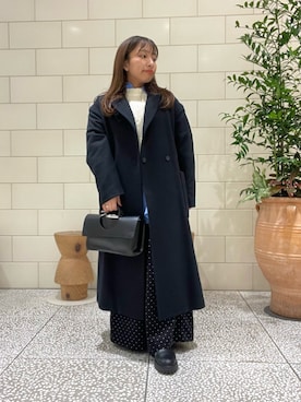 「アイテム（ハンドバッグ）」を使った、Hitomiさん（レディース・145cm）の冬コーディネート