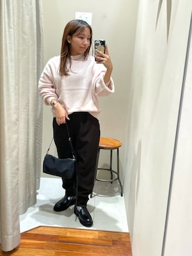 「RODE SKO（ロデスコ）のアイテム」を使った、Hitomiさん（レディース・145cm）の秋コーディネート