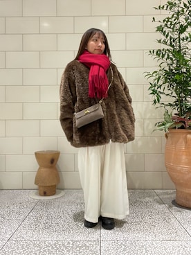 「アイテム（ジャケット/アウター）」を使った、Hitomiさん（レディース・145cm）の冬コーディネート