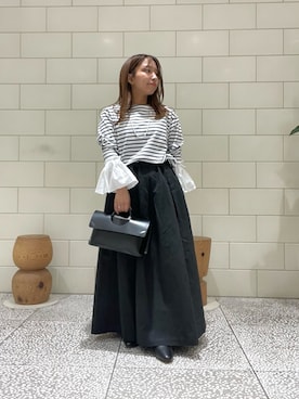 「アイテム（トップス）」を使った、Hitomiさん（レディース・145cm）の秋コーディネート
