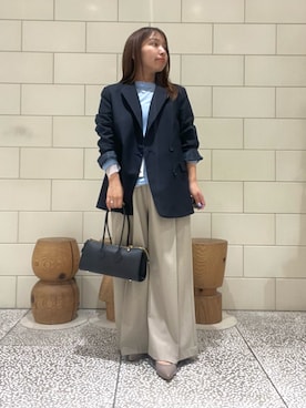 「URBAN RESEARCH（アーバンリサーチ）のアイテム（バッグ）」を使った、Hitomiさん（レディース・145cm）の秋コーディネート