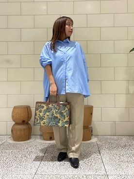 「URBAN RESEARCH（アーバンリサーチ）のドルマンスリーブシャツ（シャツ/ブラウス）」を使った、Hitomiさん（レディース・145cm）の秋コーディネート