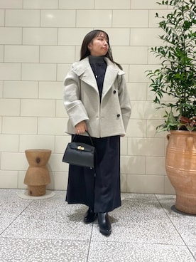 「アイテム（ワンピース/ドレス）」を使った、Hitomiさん（レディース・145cm）の冬コーディネート