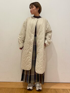 「URBAN RESEARCH DOORS(アーバンリサーチドアーズ)のアイテム(ダウンジャケット/コート)」を使った、ほしななさん(レディース・150cm)の秋コーディネート