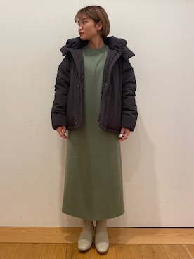 「URBAN RESEARCH DOORS(アーバンリサーチドアーズ)のアイテム(ダウンジャケット/コート)」を使った、ほしななさん(レディース・150cm)の冬コーディネート