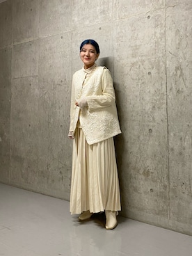 「アイテム（その他アウター）」を使った、ツンさん（レディース・159cm）の秋コーディネート