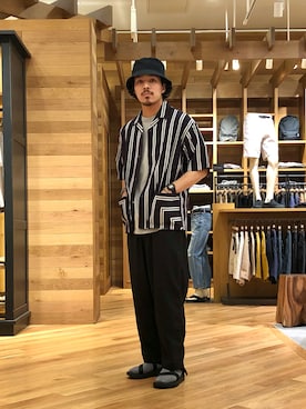 おまつさん（メンズ・176cm）の夏コーディネート