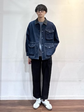 「アイテム（その他アウター）」を使った、shunさん（メンズ・186cm）の秋コーディネート