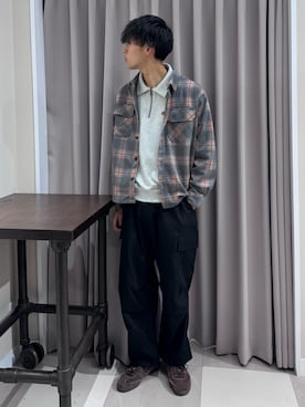 「アイテム（その他アウター）」を使った、shunさん（メンズ・186cm・20代）の秋コーディネート