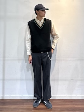 「アイテム（パンツ）」を使った、shunさん（メンズ・186cm）の秋コーディネート