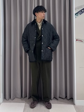 「アーバンリサーチ」｜「アイテム（その他アウター）」を使った、shunさん（メンズ・186cm）の冬コーディネート