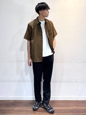 「アイテム（シャツ/ブラウス）」を使った、shunさん（メンズ・186cm）の夏コーディネート