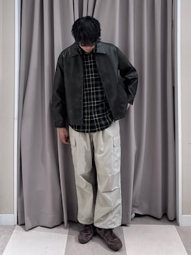 shunさん（メンズ・186cm）の冬コーディネート