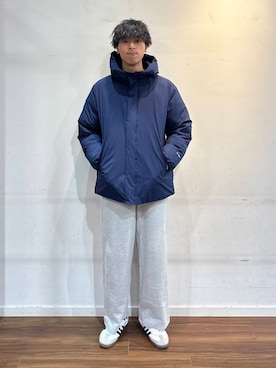 「アイテム（ダウンジャケット/コート）」を使った、shunさん（メンズ・186cm）の冬コーディネート