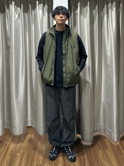 パラスパレス リサイクル ナイロン ウェザー キルティング ベスト ベージュ パラスパレス リサイクル ナイロン ウェザー キルティング ベ