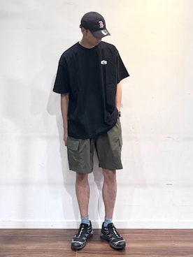 「Tシャツ」｜shunさん（メンズ・186cm）の夏コーディネート
