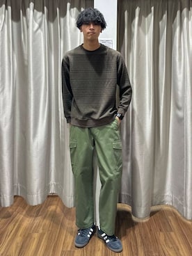 「運動会コーデ」｜「アイテム（スウェット）」を使った、shunさん（メンズ・186cm）の秋コーディネート