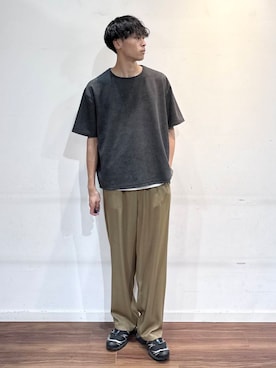 「ナチュラル×カジュアル」｜shunさん（メンズ・186cm）の夏コーディネート