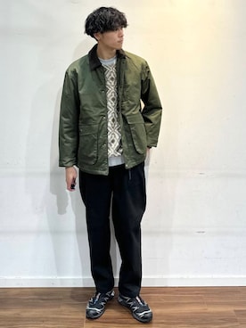 「アイテム（その他アウター）」を使った、shunさん（メンズ・186cm）の秋コーディネート