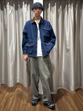 「アイテム（その他アウター）」を使った、shunさん（メンズ・186cm）の夏コーディネート