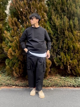 shunさん（メンズ・186cm）の冬コーディネート