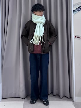 「アイテム（シューズ）」を使った、shunさん（メンズ・186cm）の冬コーディネート