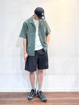 「アイテム（Tシャツ/カットソー）」を使った、shunさん（メンズ・186cm）の夏コーディネート