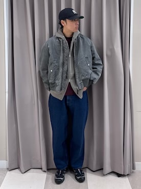 shunさん（メンズ・186cm）の冬コーディネート