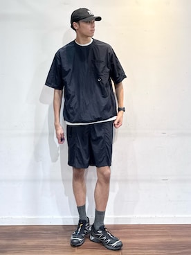 「アイテム（Tシャツ/カットソー）」を使った、shunさん（メンズ・186cm）の夏コーディネート