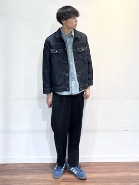 「アイテム（デニムジャケット）」を使った、shunさん（メンズ・186cm・20代）の秋コーディネート