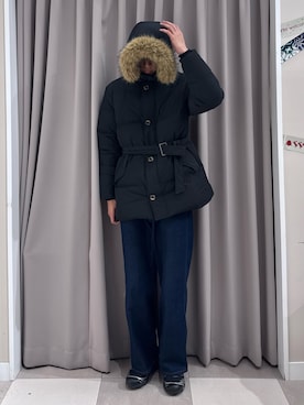 「アイテム（ニット/セーター）」を使った、shunさん（メンズ・186cm）の冬コーディネート