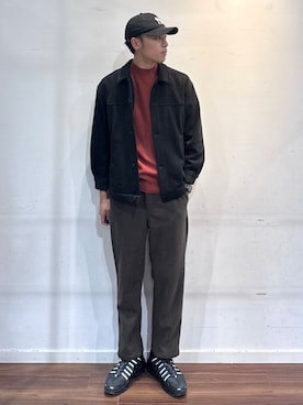 「寒い」｜「アイテム（その他アウター）」を使った、shunさん（メンズ・186cm）の冬コーディネート