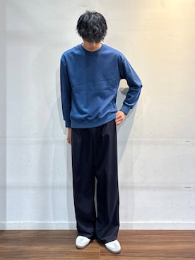 「冬の差し色コーデ」｜shunさん（メンズ・186cm）の冬コーディネート