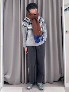 shunさん（メンズ・186cm）の冬コーディネート