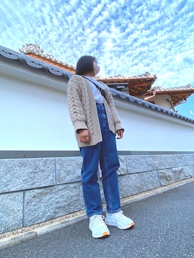 「PUMA（プーマ）のアイテム（スニーカー、ホワイト系）」を使った、yuzurenmiさん（レディース・160cm）の春コーディネート