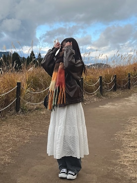 「MANGROVE（マングローブ）のアイテム」を使った、ところてんさん（レディース・154cm）の秋コーディネート