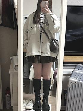 「SpRay PREMIUM（スプレイプレミアム）のアイテム」を使った、ところてんさん（レディース・154cm）の春コーディネート