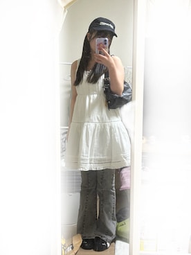 「FUN（ファン）のアイテム」を使った、ところてんさん（レディース・154cm）の冬コーディネート