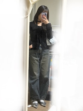 「FUN（ファン）のアイテム」を使った、ところてんさん（レディース・154cm）の冬コーディネート