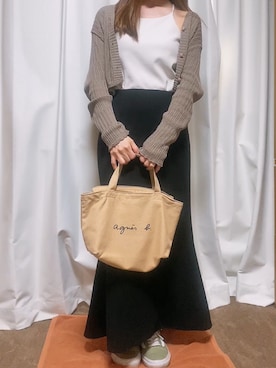 「アイテム（スニーカー）」を使った、べーさん（レディース・145cm）の秋コーディネート
